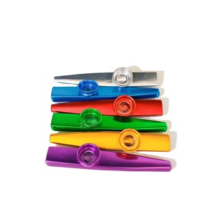 Outils musicaux Orff, pipe soufflée, <span class=keywords><strong>kazoo</strong></span> métallique coloré, <span class=keywords><strong>instrument</strong></span> de musique - Product Image 4