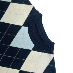 <span class=keywords><strong>Pull</strong></span> en maille décontracté pour femmes, patchwork, en vente pour la saison d'automne - Product Image 4