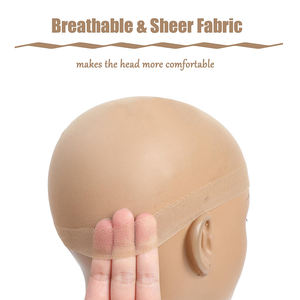 ขายส่งที่มองไม่เห็น HD หมวกวิกผมสําหรับวิกผมลูกไม้ด้านหน้า HD ยืดถุงน่องหมวกหมวกโกลนสําหรับวิกผม - Product Image 5