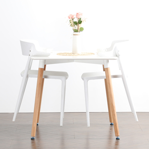 Moderna fabbrica cucina ristorante mobili 80*80cm MDF tavolo da pranzo quadrato in legno <span class=keywords><strong>per</strong></span> 4 - Product Image 1