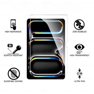 Avec un ensemble de protection d'écran en verre trempé de 13 pouces pour iPad Pro Air 2026 - Product Image 4