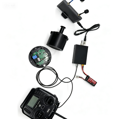 Industrial Grade Air to Ground Fiber Optic Transmitter Receiver High Speed Data Link Optical Terminal OEM ODM Factory UAV FPV