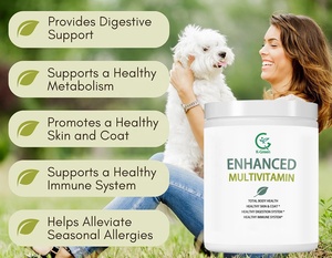 Pet Organics köpek köpekler için tam Multivitamin organik ev yapımı köpek gıda takviyesi köpek probiyotikler ile Multivitamin tozu - Product Image 3