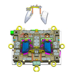 Molde de lámpara automática Molde de Taizhou Piezas automotrices Moldes Luz de cabeza Inyección de plástico Plásticos Para Motos Lámparas eléctricas - Product Image 1