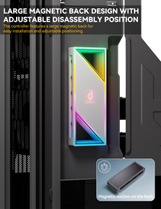 ฮับพัดลม PWM ARGB 12 พอร์ตสำหรับเคสคอมพิวเตอร์, ตัวควบคุมพัดลม <span class=keywords><strong>RGB</strong></span> 5V 3 พิน + PWM 4 พิน, ฮับระบายความร้อนแบบใช้พลังงานจาก SATA - Product Image 4