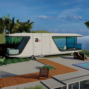 Умный сборный дом-капсула Kolida B7 с ванной и солнечной комнатой для магазина, жилых помещений, отеля, общежития - Product Image 1