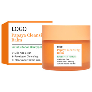 Custom Oem Natural Gentle Skincare <b>Cream</b> Papaya Balm Deep Cleansing Makeup Remove Balm - Product Image 1