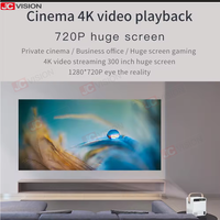 JCVISION projecteur LCD android cinéma éducation réunion maison android smart portable extérieur 4k projecteur de téléphone lcd