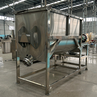 Mélangeur à ruban industriel pour aliments animaux de 100 kg, 500 kg, 1 tonne, 2 tonnes, pour la préparation d'aliments concentrés pour bétail et volailles