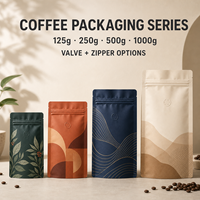 Bolsas de Muestra de Café de 125g para Tostadores de Café Especializado y Colecciones de Marca Privada