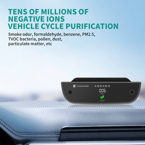 Purificateurs d'air portables en ABS avec capteur PM2.5, purificateur d'air intelligent automatique pour voiture, purificateur de voiture - Product Image 5