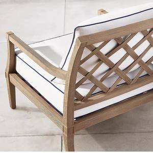 Sofá de patio de teca de diseño, 3 plazas, impermeable, muebles de exterior para uso en villas, patios y hoteles. - Product Image 5