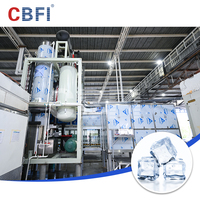 Machine à glaçons de 20 tonnes avec système de purification de l'eau pour usine de glaçons