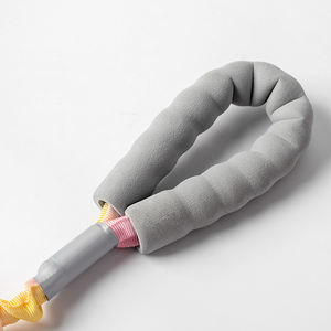 Guinzaglio per Cani di Lusso in Nylon Elasticizzato Grigio da 1,2M con Impugnature Imbottite per Razze Medie/Grandi, Cintura di Sicurezza per Auto - Product Image 5