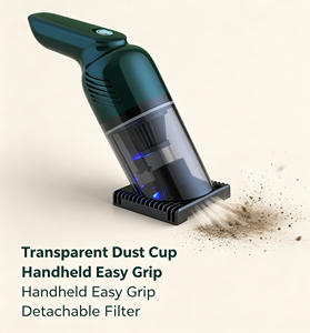 Aspirateur sans fil rechargeable par USB, mini portable, pour éliminer les acariens et les poils d'animaux, pour voiture et maison - Product Image 3
