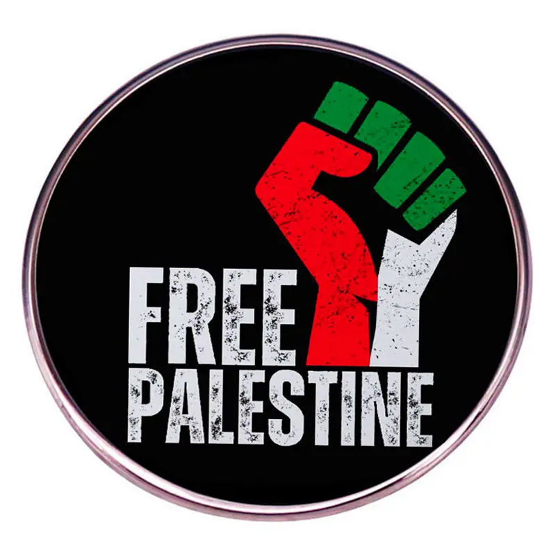Hot Selling Metal Logo Palästina Flagge Produkte Kragen Pin Abzeichen mit benutzer definierten kostenlosen palä stine ns ischen Abzeichen