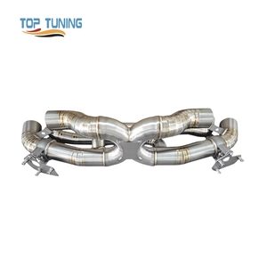 Système d'échappement Catback de haute qualité avec silencieux à valve pour Porsche 911 992 3.0T 2019-2024, tuyaux d'échappement - Product Image 1