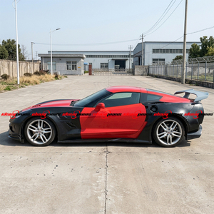 Nouveau kit carrosserie large style <span class=keywords><strong>Corvette</strong></span> C7 LJZXG, pare-chocs avant et arrière, jupes latérales, capot, pack de tuning extérieur sport - Product Image 5