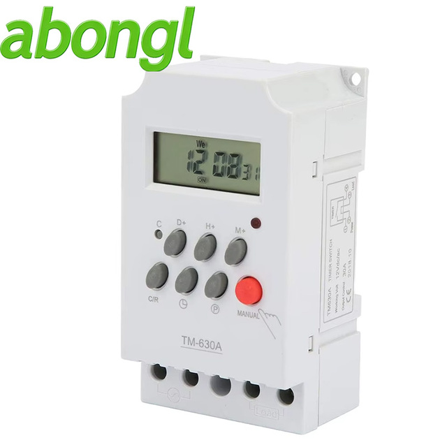 MITE AC220V 25A Smart Mini Programmable Digital Timer Switch KG316T-II with 30A Max Current Abongl