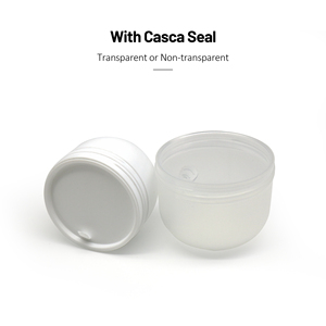 Hình Dạng Dễ Thương Đáy Tròn Màu Trắng Frosted 30Ml 50Ml <span class=keywords><strong>75Ml</strong></span> 100Ml <span class=keywords><strong>PP</strong></span> Nhựa Mỹ Phẩm Jar Kem Mắt Jar Với Nắp - Product Image 4