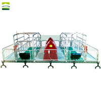 Lit de gestation galvanisé pour truies, boxes de mise bas pour porcs, sols de parcs porcins, équipement d'élevage pour truies à vendre