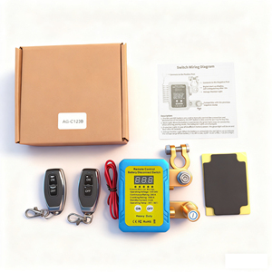 Interruttore di Disconnessione Batteria Auto 12V/24V con Telecomando e Display LED di Tensione in Lega di Alluminio 240A Continui - Product Image 3