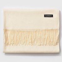 Écharpe Pashmina en Faux Cachemire de Couleur Unie Bon Marché Châles pour Femmes