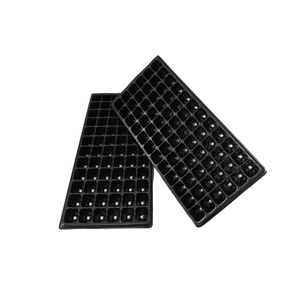 Plateau de germination en plastique à cellules pour semis, culture de légumes et de fleurs, plateau de pépinière de jardin - Product Image 1