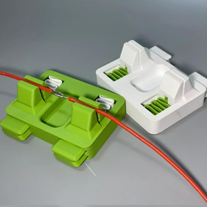 Pince à souder en fil métallique, outil de construction de modèles en plastique pour l'assemblage de jouets, couleur blanc-vert - Product Image 1