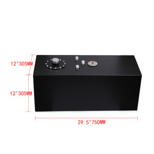Réservoir de carburant auxiliaire rectangulaire RASTP 70L en aluminium pour course avec capteur - Product Image 3