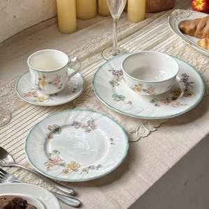 Vaisselle en céramique, tasses à café, assiettes, assiettes plates, assiettes à soupe, assiettes à dessert, bols et assiettes en céramique - Product Image 6