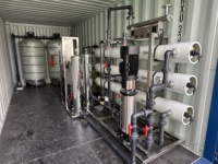 Système de traitement d'eau industriel conteneurisé par osmose inverse 5000L/heure avec garantie 1 an pour l'embouteillage/les centres de villégiature, certifié OEM CE
