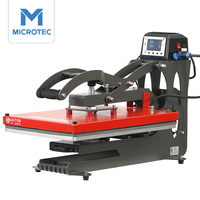 Presse à chaud MICROTEC Vector RHP-24 16x24 à ouverture automatique et plateau coulissant pour T-shirts, impression par transfert DTF et sublimation, contrôle numérique