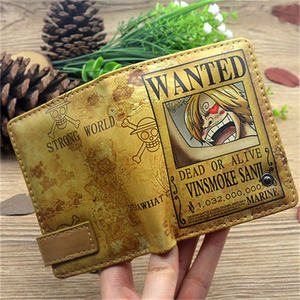 Portefeuilles courts à monnaie de 7 styles, porte-monnaie en PU d'anime, WANTED DEAD or ALIVE Nika Luffy 1 PIECE, femmes, hommes, enfants, porte-cartes d'anime - Product Image 5