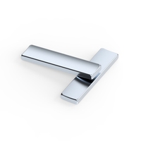 N52M Aimants en néodyme Segment de tuile à arc magnétique diamétral Ventilateur à moteur incurvé Matériaux magnétiques Type permanent-En vente