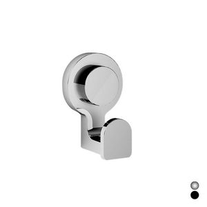 Appendini Kissy Robe Hook 6 cm x 9,4 cm x 5,3 cm, crochet mural noir pour utilisation dans la salle de bain - Product Image 1