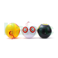 Nouveau ballon gonflable répulsif pour oiseaux avec ruban suspendu, en PVC, pour vergers, fermes, jardins, contre les pigeons, les corbeaux, les moineaux