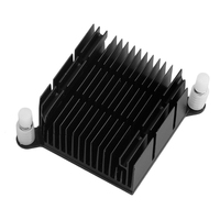 Radiateur de refroidissement en aluminium extrudé 85x60 mm pour amplificateur audio haute puissance, dissipateur thermique personnalisé en profilé aluminium