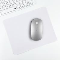 Tapis de souris multicolore épaissi en cuir PU à la mode Tapis de souris sans fil rond carré étanche et sale LOGO personnalisé