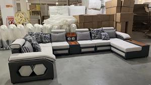 <span class=keywords><strong>Canapé</strong></span> combiné en tissu technique Simple et moderne, grand <span class=keywords><strong>canapé</strong></span> d'angle en Latex détachable et lavable pour salon - Product Image 4