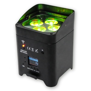 Freedom Par Hex-4 unidades * 18w RGBWA UV 6 en 1, minibatería recargable inalámbrica DMX, luz PAR - Product Image 3