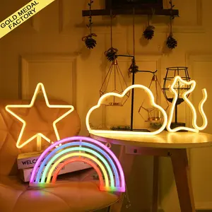 Nachtlampje Voor Kinderen Baby 'S Neon Bord Custom Lamp Lubes De Luz Xmas Verjaardagscadeau Bruiloft Home Decor Veilleuse Led Nachtverlichting