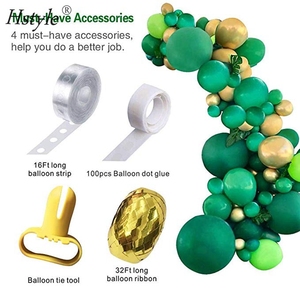 Hstyle New <strong>Jungle</strong> Safari <strong>Theme</strong> <strong>Party</strong> Supplies 110 PCS DIY Balloon Garland Kit Favors for Kids Boys Birthday Baby Shower Decor - Product Image 2