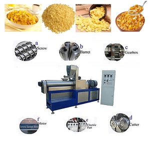 Máquina automática de fabricación de copos de maíz Chocos de maíz crujiente Zhuoheng, línea de producción de procesamiento de <span class=keywords><strong>cereales</strong></span> para desayuno - Product Image 1