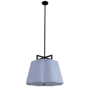 Lámpara Colgante LED de Metal con Globo de Chispas y Acrílico para Recepción de Hotel, Área Pública y Salón, Estilo Sea Scheme Choice de Comfort Inn - Product Image 5