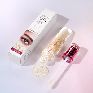 Iconsign Serum alis alami 24k, minyak bulu mata Foil emas, menutrisi bulu mata, Pelembab, Serum, menaikkan alis, perawatan setelah perawatan