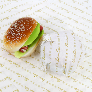 Customised kraft <b>paper</b> bags for doughnuts, food packaging bags for sandwiches or burgers at reasonable prices - Product Image 4