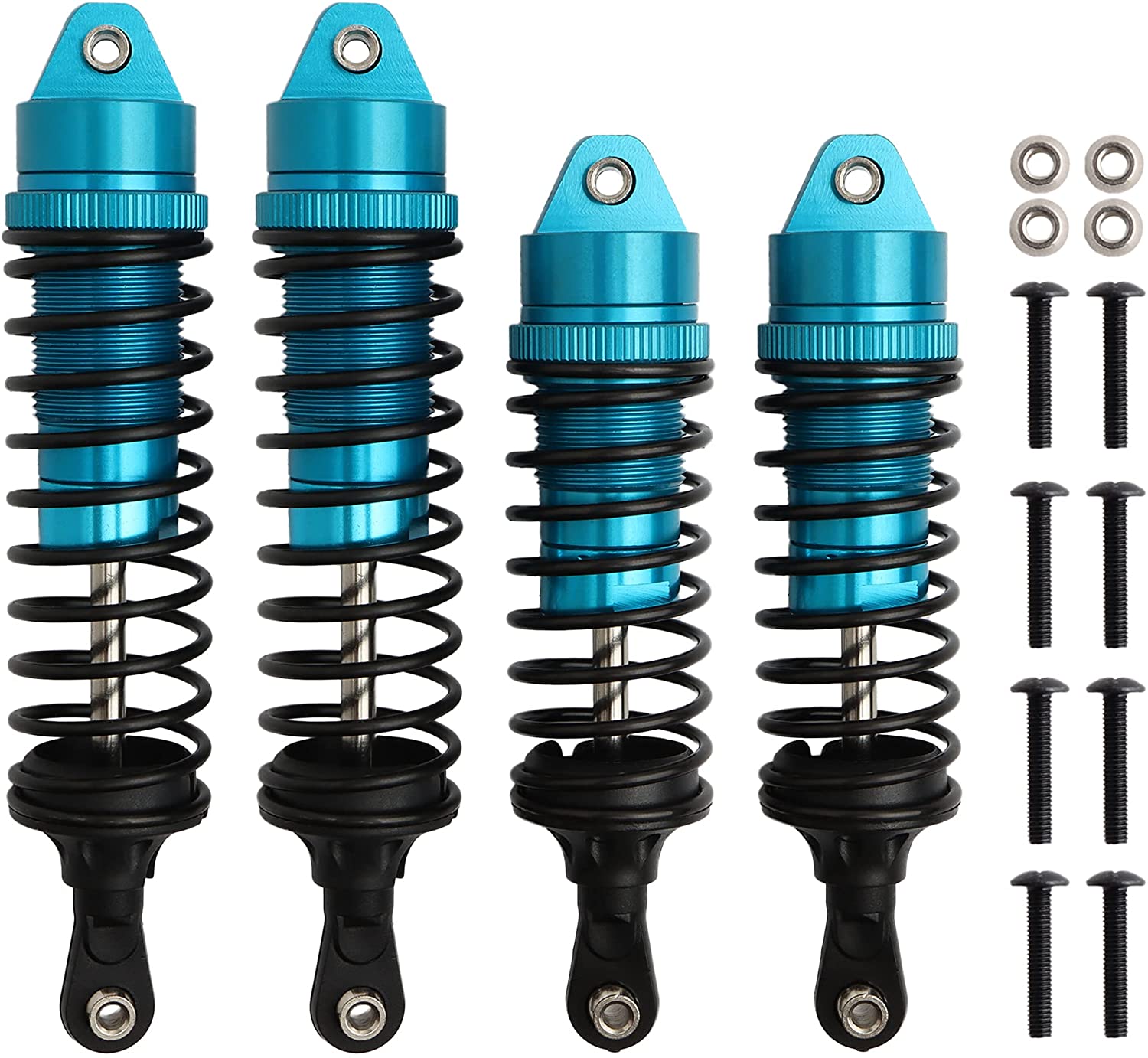 HobbyPark - Amortiguadores De Aluminio De Metal Para 1/10 Traxxas Slash