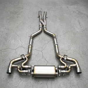 Boska OEM Valve Catback <b>Exhaust</b> Pipecedes-Benz AMG GT/GTS C190 4.0T 2014-2023 Titanium <b>Exhaust</b> System <b>Muffler</b> with z pipe - Product Image 1
