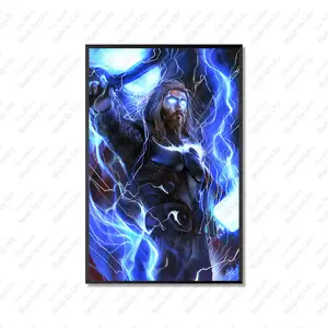 customized plastic 3D poster lenticular 75 lpi wall art poster print high quality anime movie poster